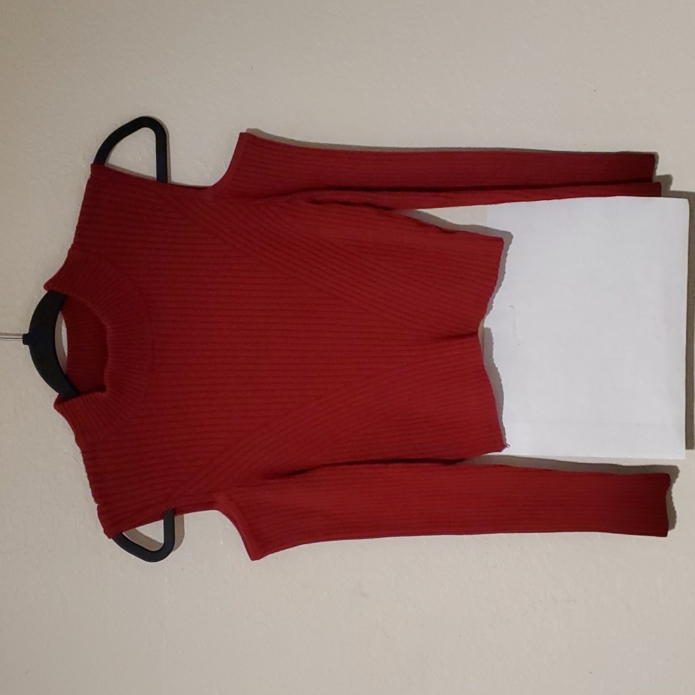 Bebe Crop Turtleneck, perfect for V-Day 🌹